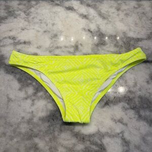 Victoria's Secret Neon Yellow Bikini Bottom